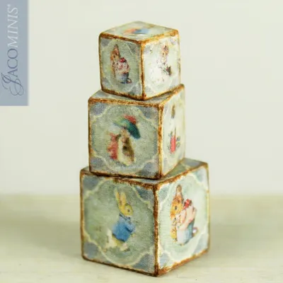 BPC 15-B Set de 3 Cubos de Beatrix Potter